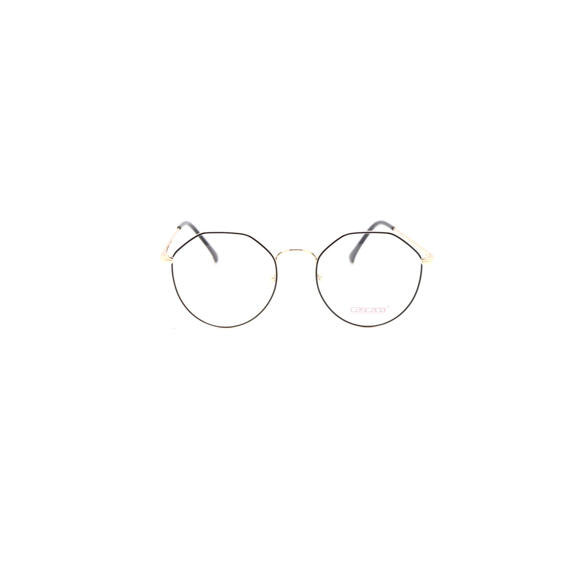 Rame ochelari de vedere, Cascada, Unisex, CLIP9007, 49mm, Auriu/Negru