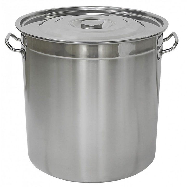 Oala cu Capac, Cazan 38.5 Litri SAPIR SP 1211 B35 Otel inoxidabil - Cazan