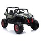 Buggy XMX603 2 személyes 12V 4 motoros 4x45W Elektromos kisautó 2.4GHz szülői távirányítóval, nyitható ajtóval, EVA kerekekkel terep színű 5325