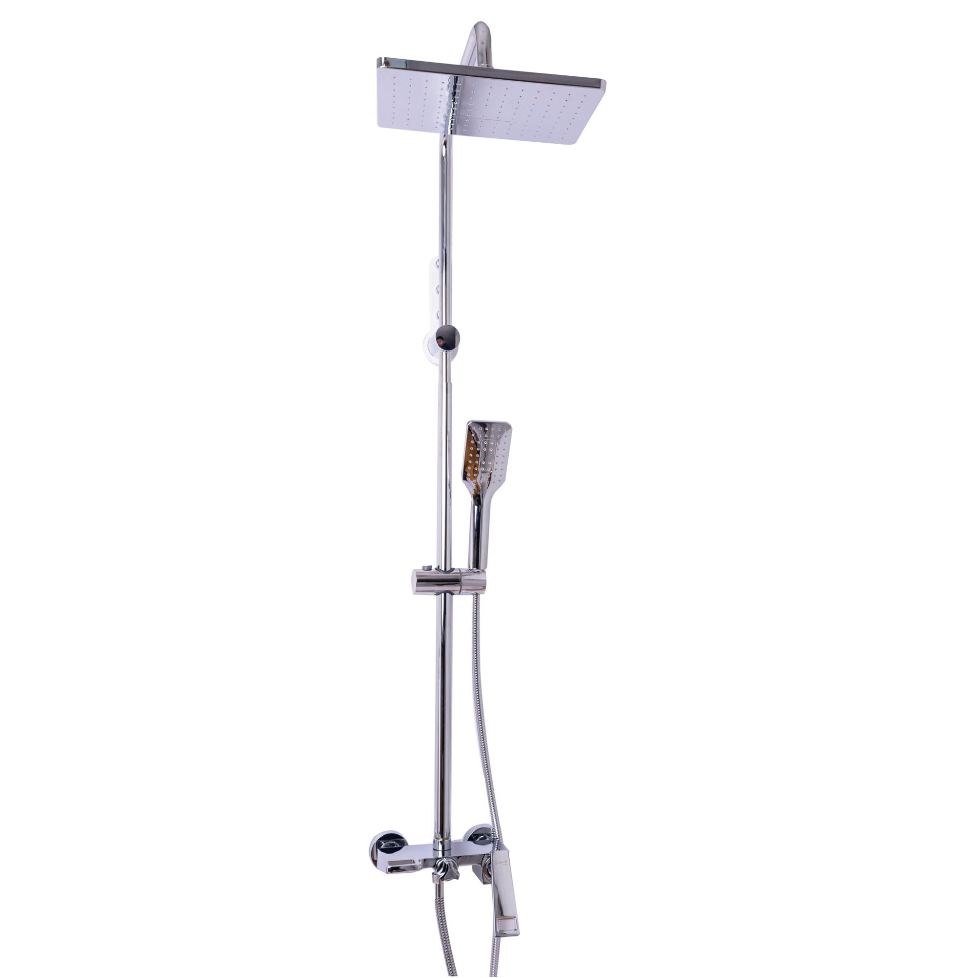 Coloana de dus,TRENDY S, cu trei functii, crom lucios