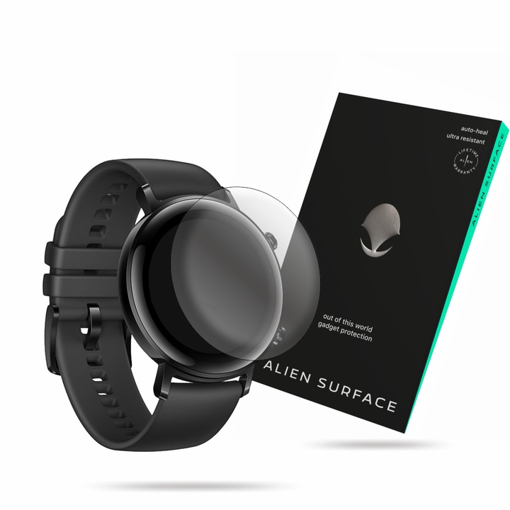 Alien Surface fólia, Huawei Watch GT 2 42mm, képernyővédő 1+2 Grid