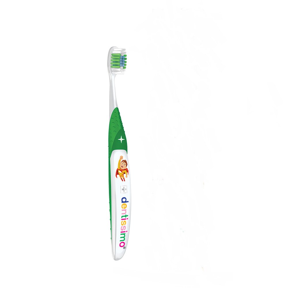 Periuta De Dinti Junior 6+ Multicolor, Dentissimo Swiss BioDent