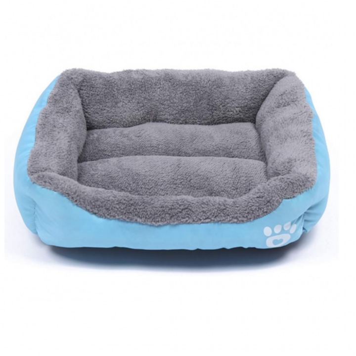 Легло Капинката за кучета и котки с лапичка, синьо, 103/79 см, XXL