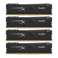 Memorie HyperX Fury Black 16GB DDR4 3000MHz CL15 Quad Channel Kit