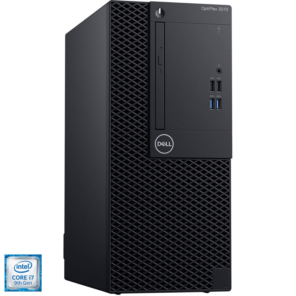 Windowsデスクトップ #406 Dell OptiPlex 3070 i7-9700 CPU 8GB Sistem Desktop PC Dell OptiPlex 3070 MT cu procesor Intel® Core