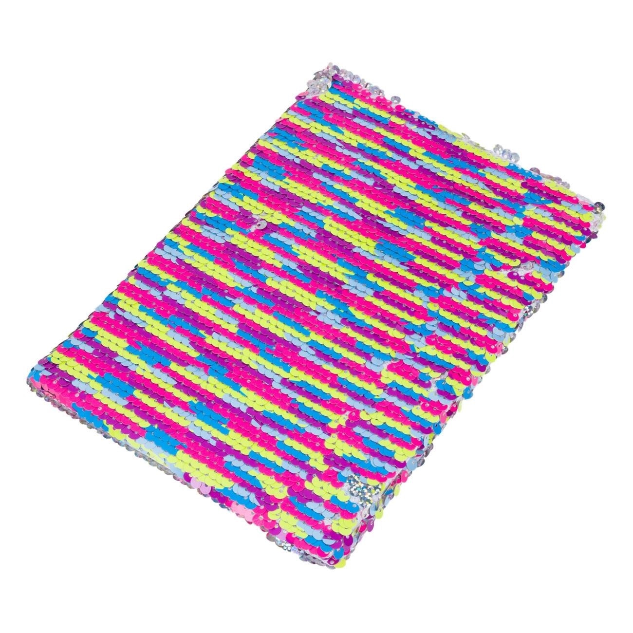 Agenda pentru copii, Zola®, cu paiete rainbow reversibile, 80 file