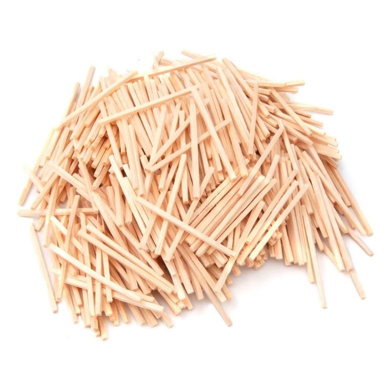 Betisoare scolare din lemn, Zola®, crem, 5 cm - 600 buc