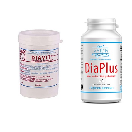 Diavit Diaplus Tratament Natural Eficient Pentru Diabet Emag Ro