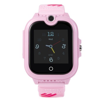 Ceas smartwatch GPS copii Techone™ KT13 4G, apel video, camera ultrapixel, Wi-Fi + localizare video, rezistent la apa, telefon, SOS, touchscreen, monitorizare spion, Roz Ceas smartwatch GPS copii Techone™ KT13 4G, apel video, camera ultrapixel, Wi-Fi + localizare video, rezistent la apa, telefon, SOS, touchscreen, monitorizare spion, Roz