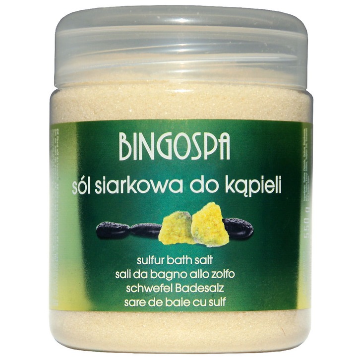 Sare de baie de sulf BingoSpa 550g