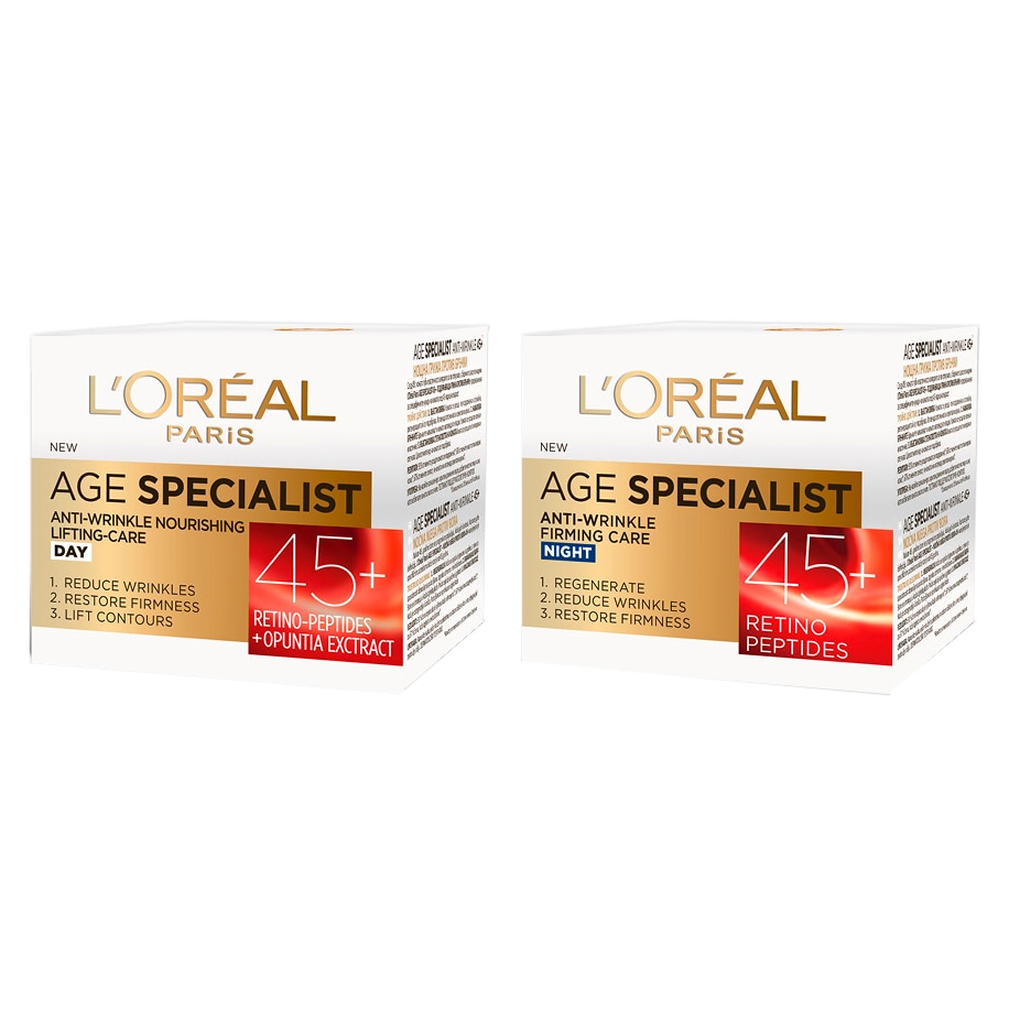 Crema antirid de zi L'Oreal Paris Age Specialist 45+, 50ml | Carrefour Romania