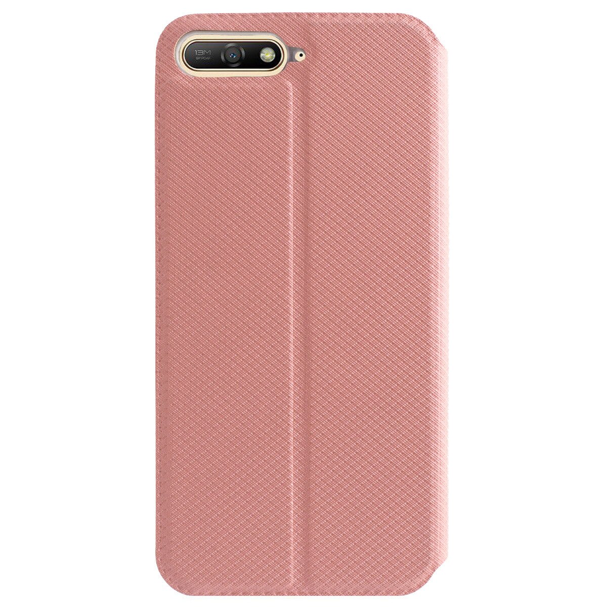 Husa Book S-View Huawei Y6 2018, Contakt Roz