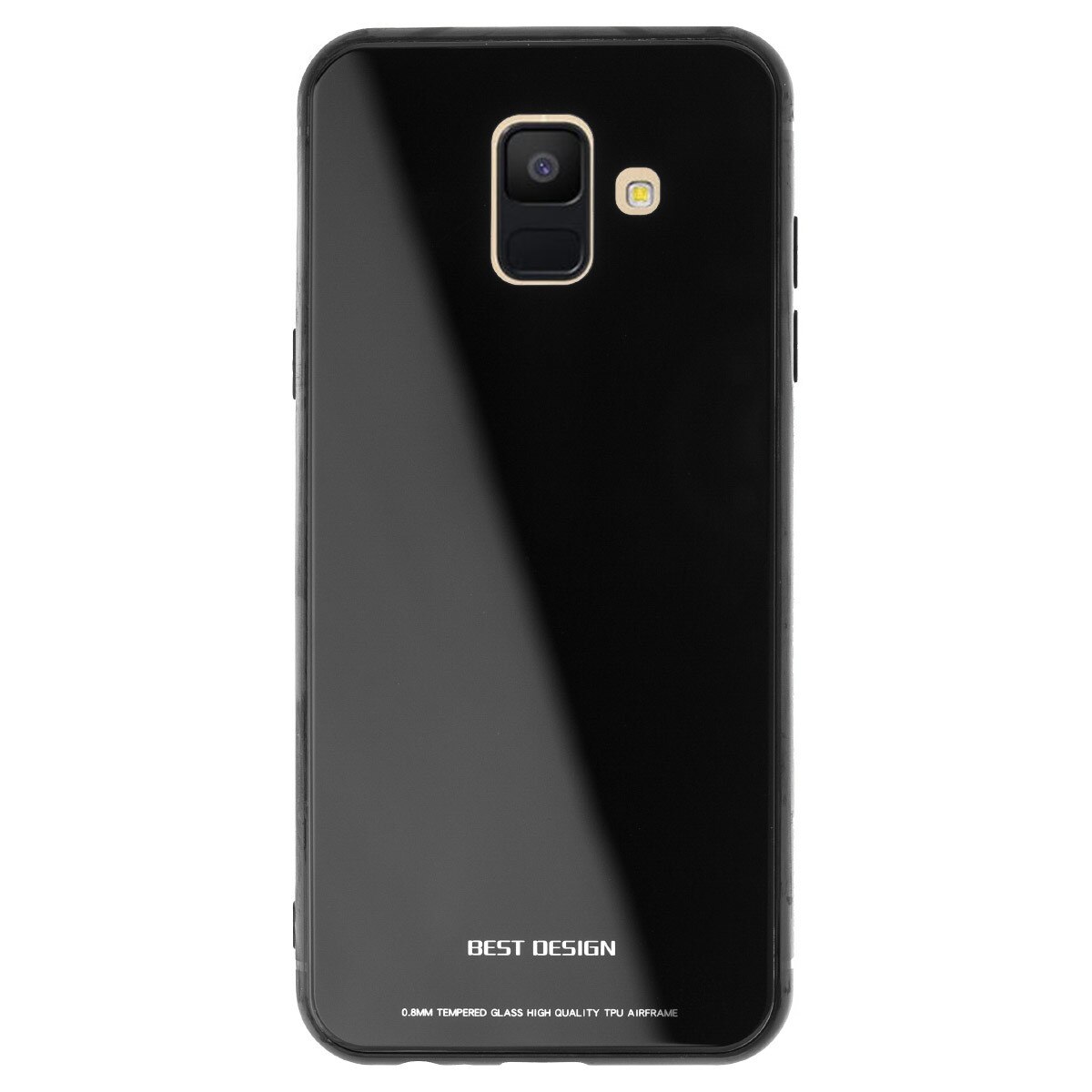 Husa Oglinda Samsung Galaxy A6 2018, Neagra