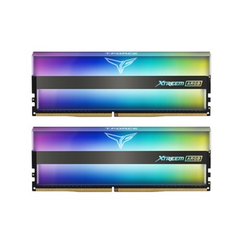 Memorie Team Group T-Force XTREEM ARGB DDR4 16GB (2x8GB) 3200MHz CL16-18-18-38 1.35V Memorie Team Group T-Force XTREEM ARGB DDR4 16GB (2x8GB) 3200MHz CL16-18-18-38 1.35V
