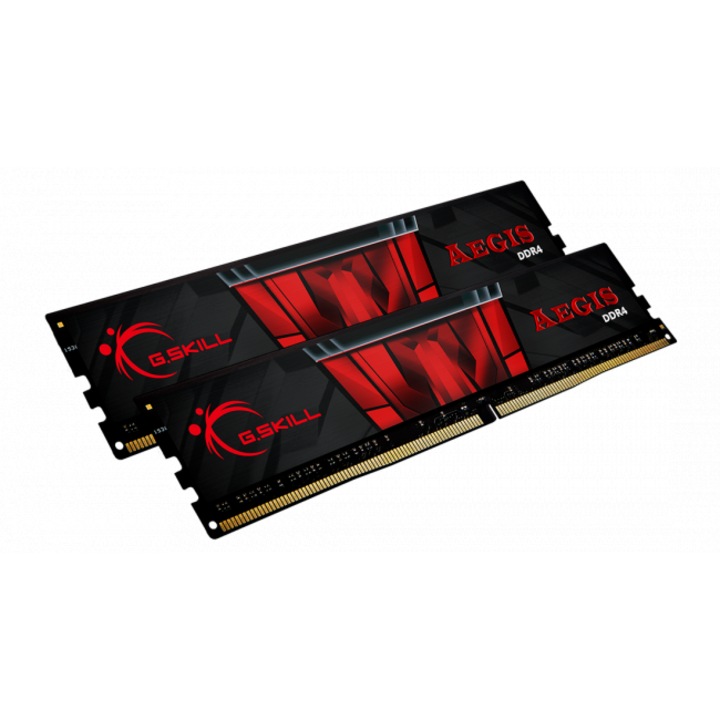 メモリDDR4 AEGIS 32GB (2x16GB) 3200Mhz Memorie Aegis DDR4 32GB (2x16GB) 3200MHz CL16 1.35V XMP 2.0 - eMAG.ro