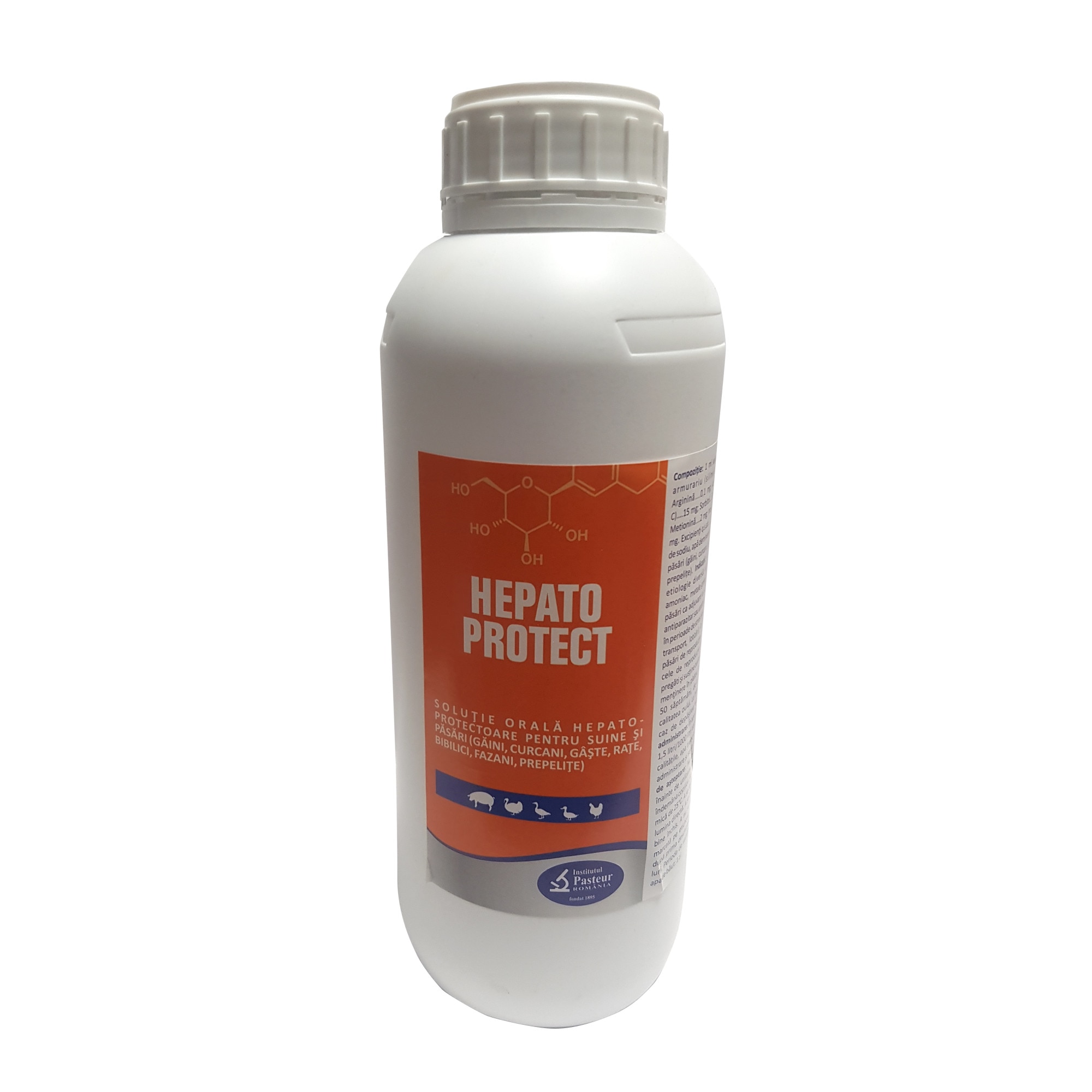 Solutie orala hepato-protectoare pentru suine si pasari, Hepato Protect, Pasteur, 1L