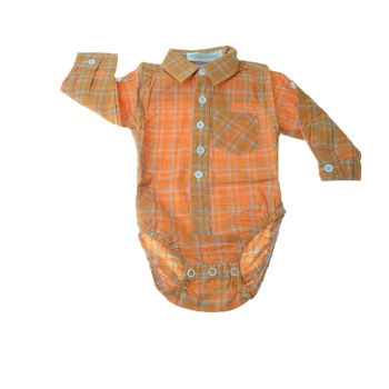 Body cu maneca lunga, baieti, Vitamins, Portocaliu Body cu maneca lunga, baieti, Vitamins, Portocaliu