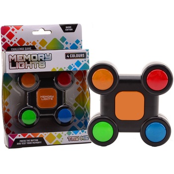 Joc de memorie cu 4 lumini colorate si sunete Joc de memorie cu 4 lumini colorate si sunete