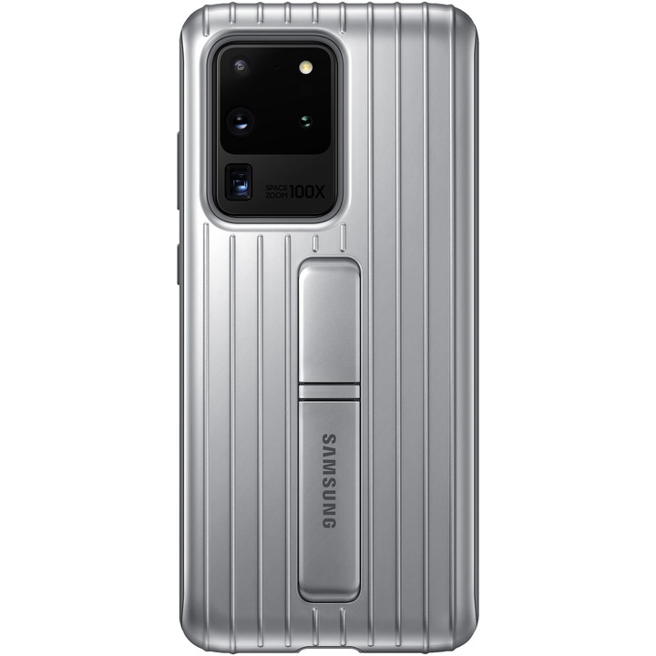 Предпазен калъф Samsung Standing Cover за Galaxy S20 Ultra, Silver