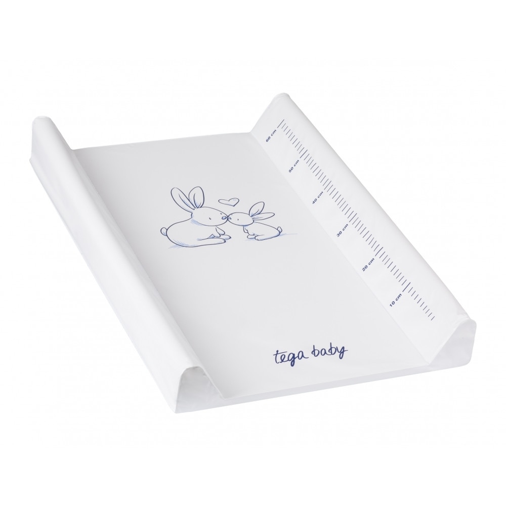 Salteluta de infasat cu intaritura Tega Baby 70x50 cm Iepuras alb