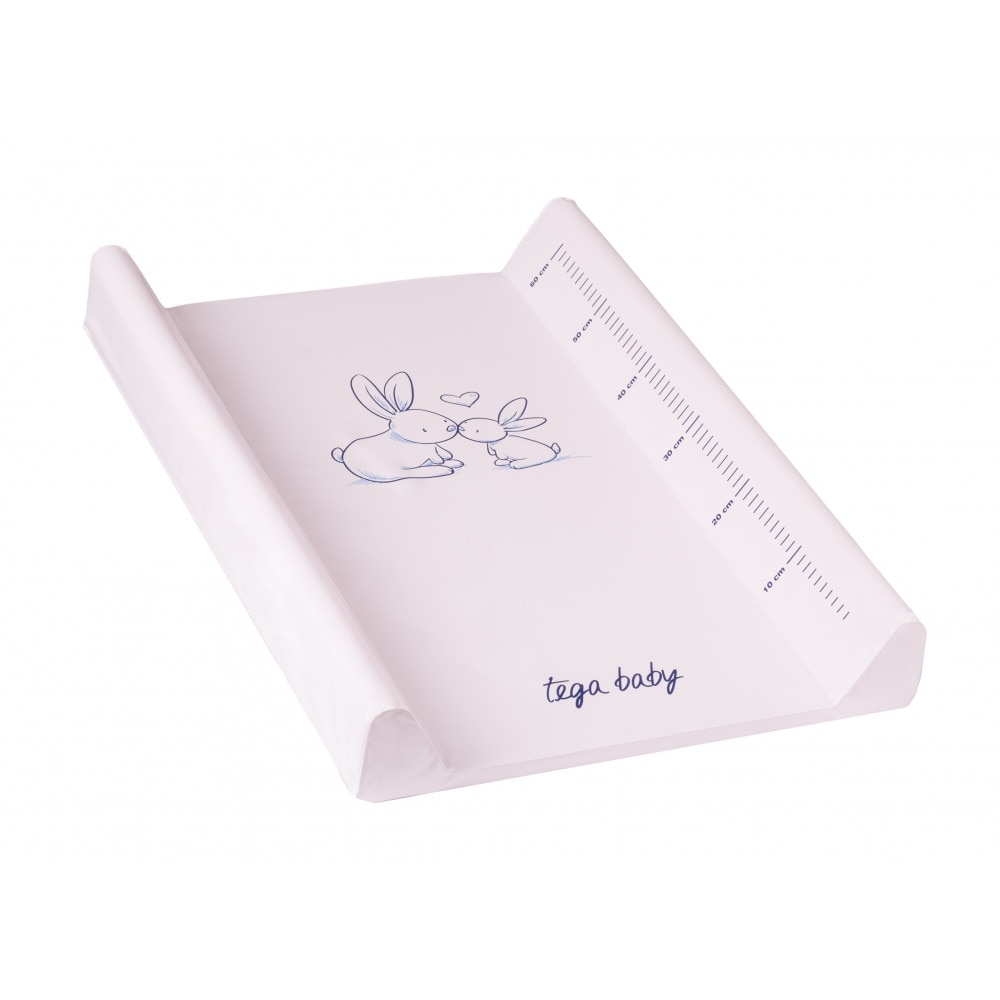 Salteluta de infasat cu intaritura Tega Baby 70x50 cm Iepuras roz