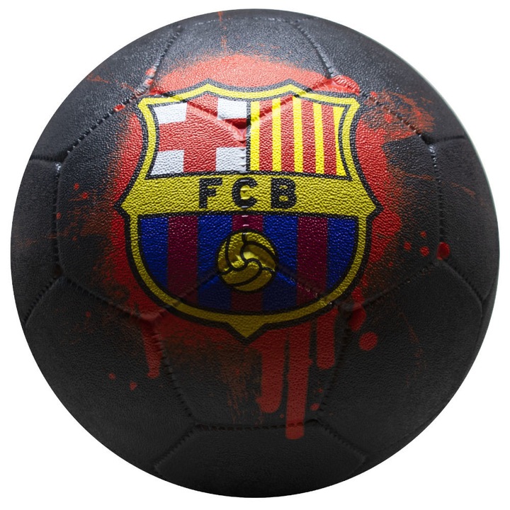 Futballlabda FC Barcelona Streetball LOGO GRAFITTI fekete 5-ös méret