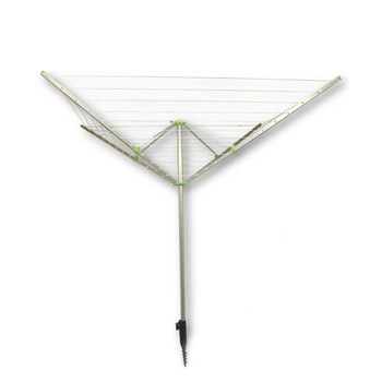 Uscator gradina rotativ 4 brate, capacitate de uscare 50 m, ancora fixare Uscator gradina rotativ 4 brate, capacitate de uscare 50 m, ancora fixare