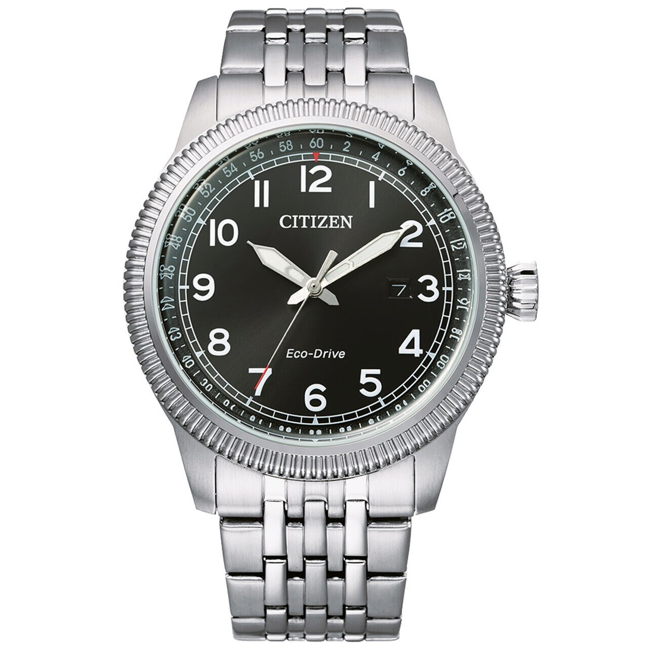 Ceas barbatesc Citizen BM7480-81E Eco Drive Sports, 43mm, 10ATM, Argintiu