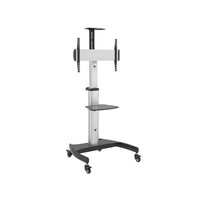 stand tv profesional din aluminiu 32 - 70 inch reglabil pe roti maxim 50kg  vesa maxim 600x400 imagen 45_0_
0