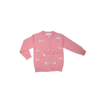 Cardigan maneca lunga fetite Happy House BL-272R, Roz Cardigan maneca lunga fetite Happy House BL-272R, Roz