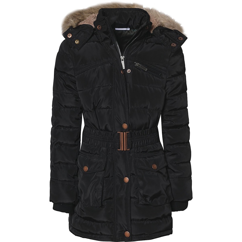 Geaca fas Mexx fete, neagra, marimea 146-152 cm, 10-12 ani