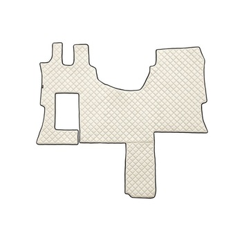 Covoras camion F-Core, Piele-ECO, pentru MERCEDES ACTROS MP4 / MP5, cabina SOLO STAR, Bej Covoras camion F-Core, Piele-ECO, pentru MERCEDES ACTROS MP4 / MP5, cabina SOLO STAR, Bej