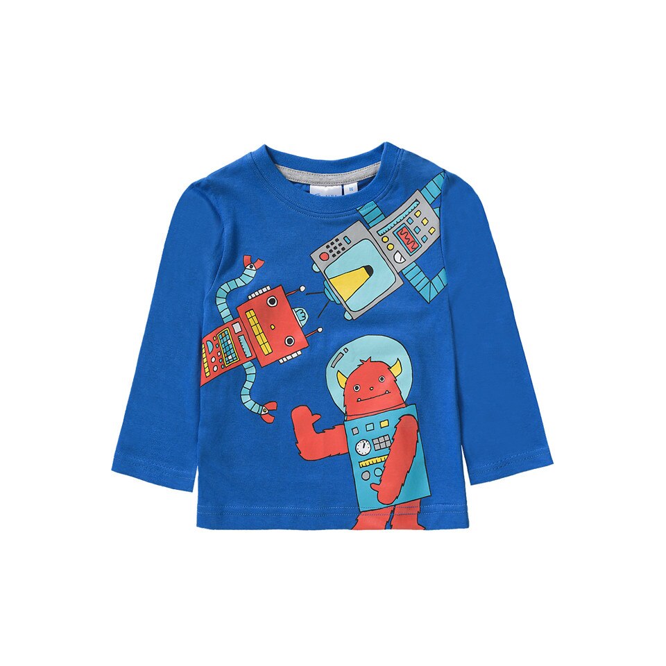 Bluza bumbac Tvmania baieti, multicolor, marimea 104 cm