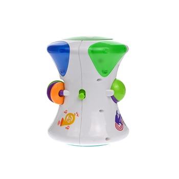 Toba interactiva 2 in 1 pentru bebelusi, sunete si lumini - M222838 Toba interactiva 2 in 1 pentru bebelusi, sunete si lumini - M222838