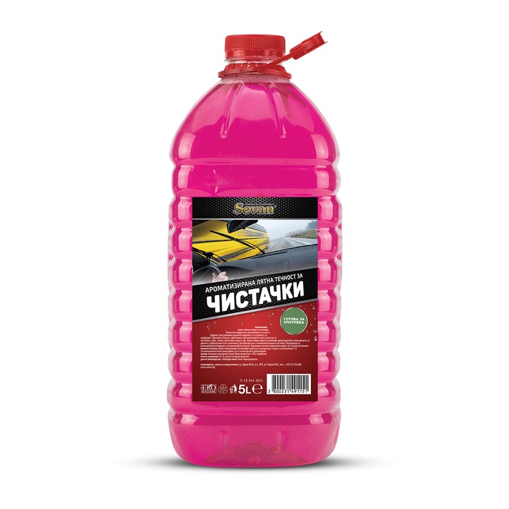 Lichid de vară pentru parbriz Sevan Gata de utilizare 5 Litri