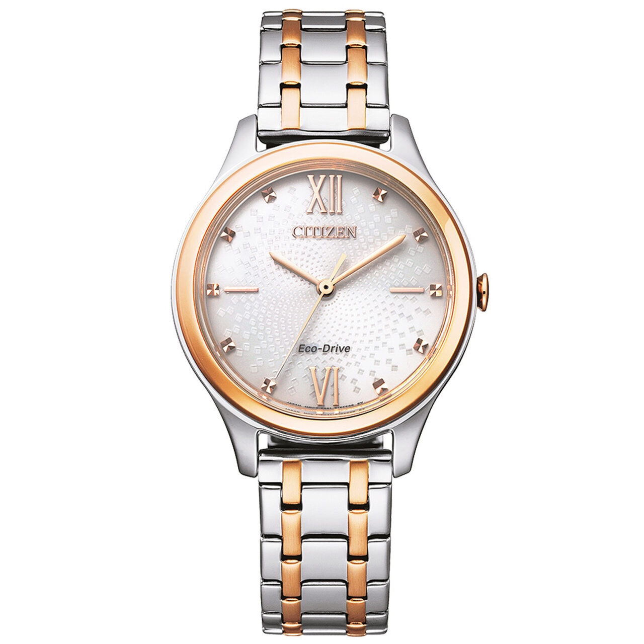 Ceas de dama Citizen EM0506-77A Eco Drive, 30mm, 5ATM, Auriu