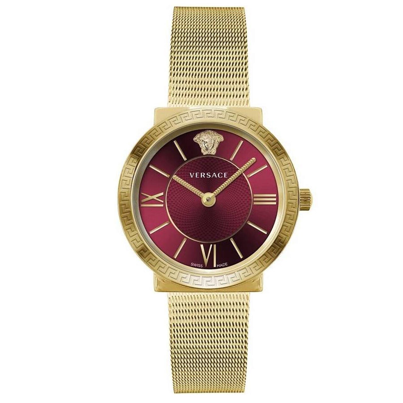 Ceas de dama Versace VEVE00619 Glamour, 38mm, 5ATM, Auriu