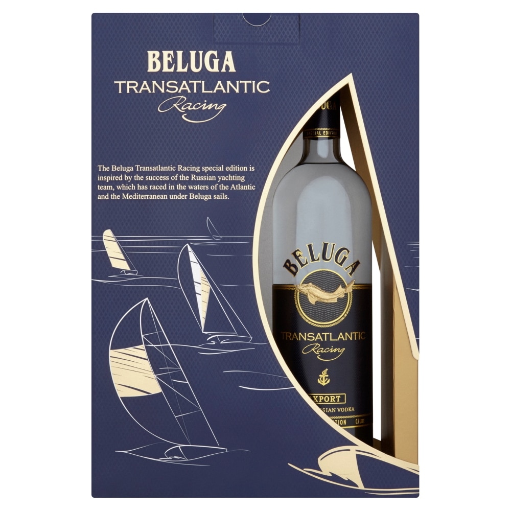 Vodca Beluga Transatlantic Racing Giftbox, 0.7l, 40%