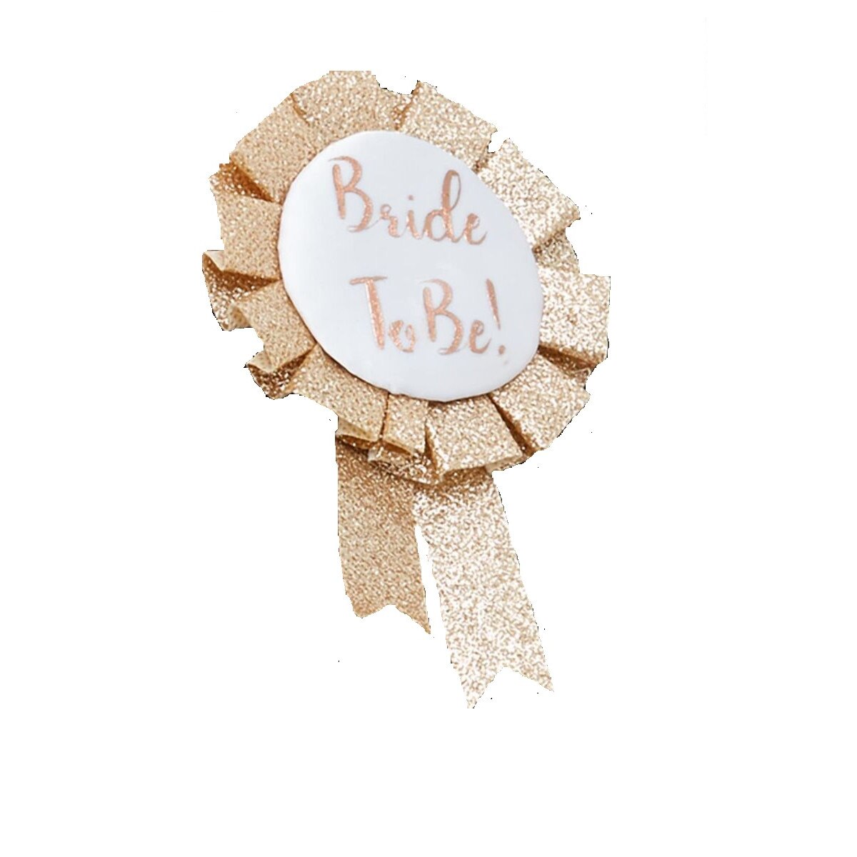 Rozeta petrecerea burlacilor Bride to Be aurie