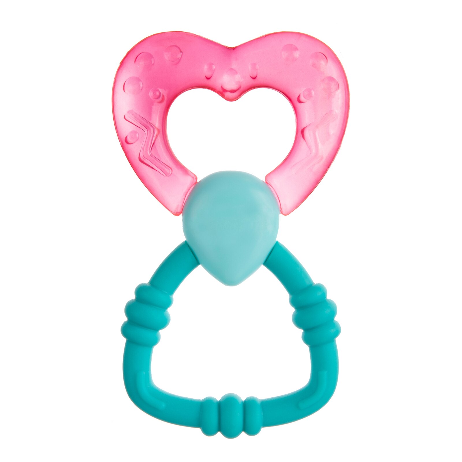 Jucarie dentitie cu apa si sunatoare „Bagheta magica“, Canpol babies®, fara BPA, rosu Rosu/Albastru