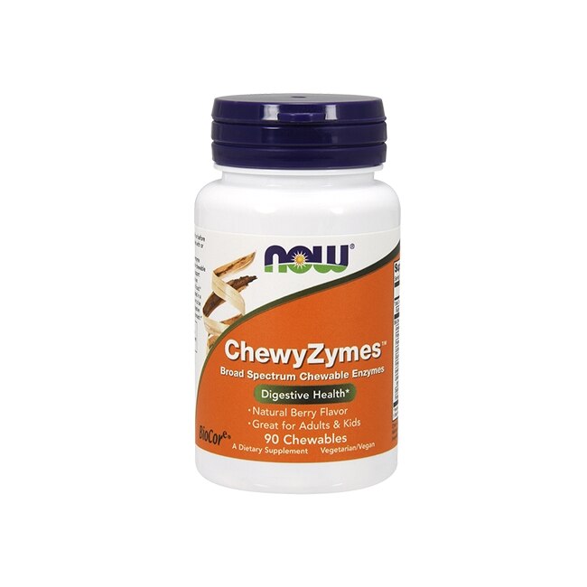 Supliment alimentar ChewyZymes, Now, 90 de tablete masticabike