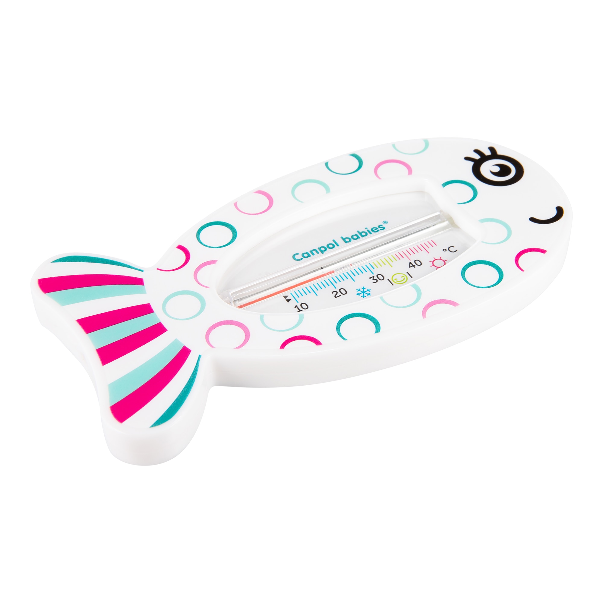 Termometru de baie „Pestisor“, Canpol babies®, fara BPA, roz