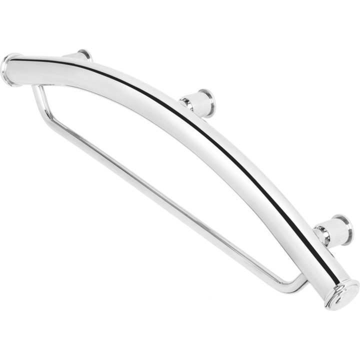 Deante, NIV041H egyszerű törülközőtartó és biztonsági rúd, rozsdamentes acél, krómozott, max. súly 150 kg