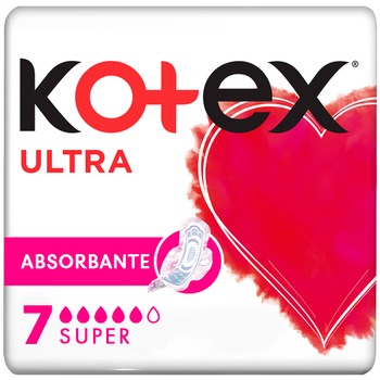 Absorbante Kotex Ultra Super, 7 buc Absorbante Kotex Ultra Super, 7 buc