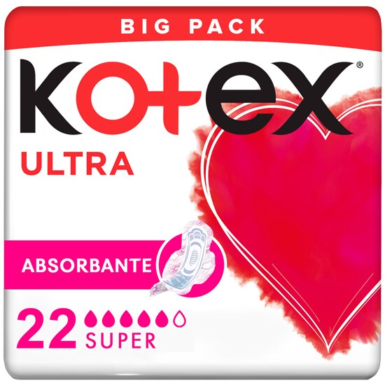 Absorbante Kotex Ultra Super, 22 buc