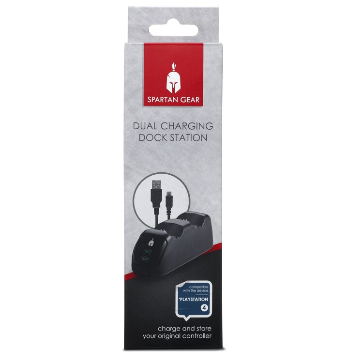 Incarcator Spartan Gear Duo Charging Dock Station V2 Ps4 eMAG.ro