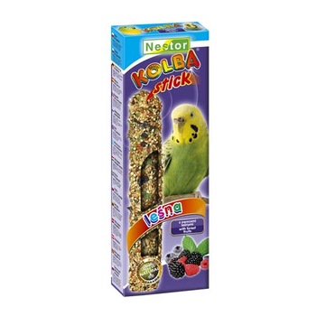 Hrana pentru perusi cu fructe de padure, Nestor, 1 stick, 85 g Hrana pentru perusi cu fructe de padure, Nestor, 1 stick, 85 g