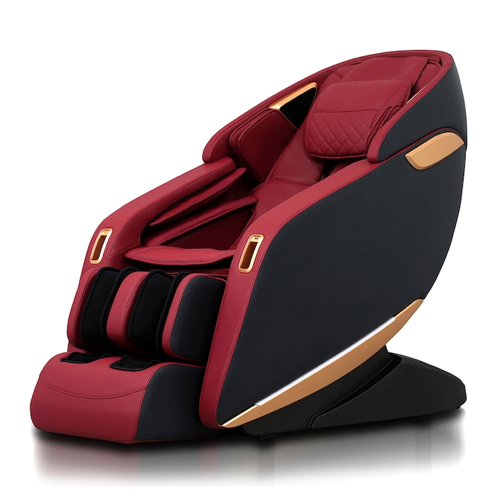 Професионален масажен стол REXTON Z1-RED с 3D масаж, инфрачервено затопляне и Bluetooth