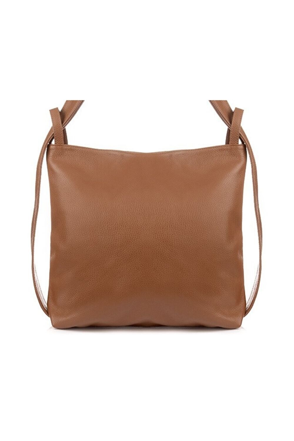 Rucsac din piele, Vera Pelle, Camel, a4 sac R14