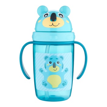 Cana sport cu pai „Hello Little!“, Canpol babies®, 400 ml, fara BPA, turcoaz Turcoaz 400 ml Cana sport cu pai „Hello Little!“, Canpol babies®, 400 ml, fara BPA, turcoaz Turcoaz 400 ml